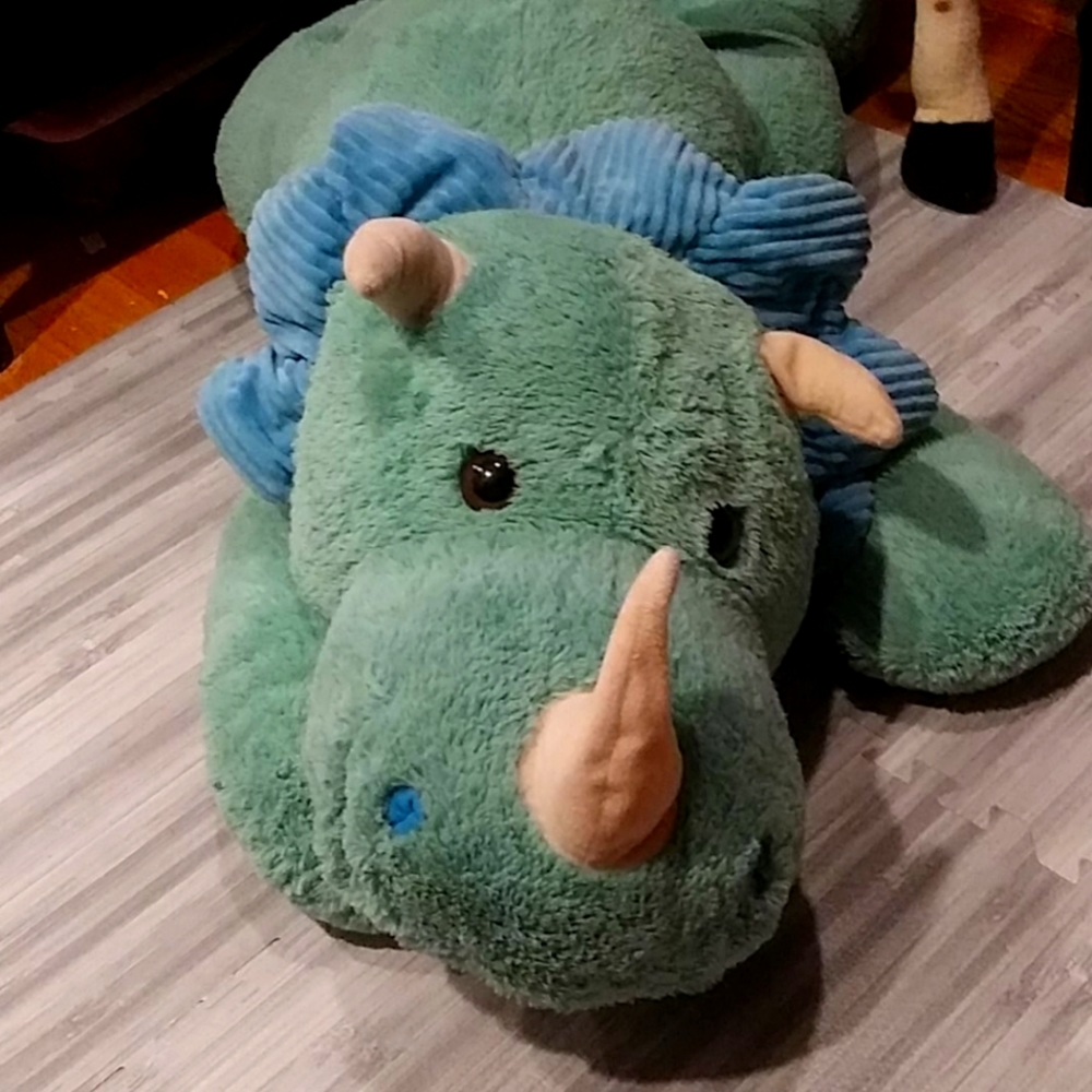 Jumbo Dinosaur Triceratops Plush